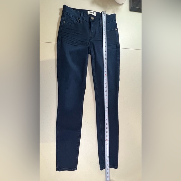 PAIGE Denim Verdugo Ultra Skinny Mid-Rise Jeans, Pamela Dark Wash, Size … - Picture 7 of 11
